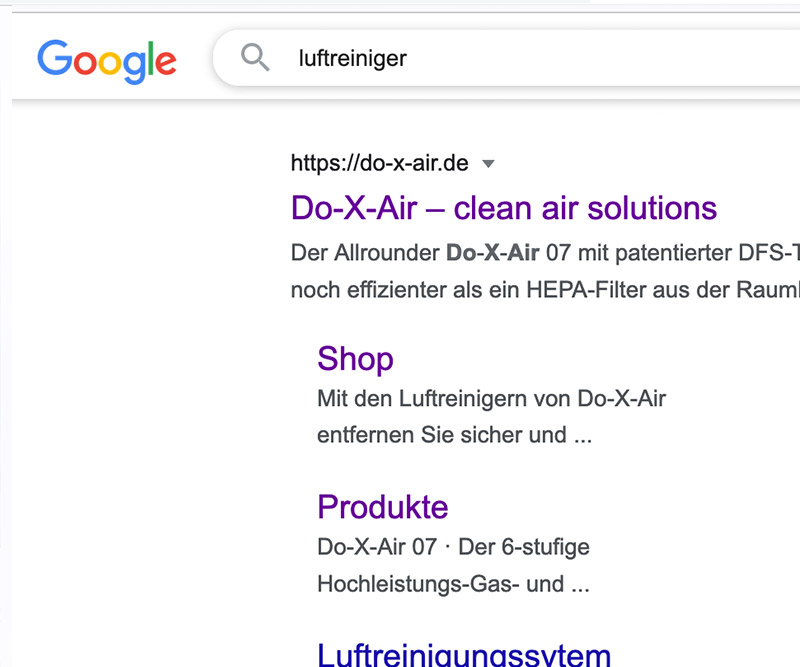 Google: Do X Air